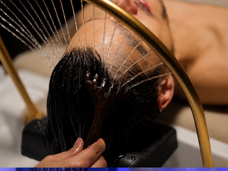 Head spa therapy